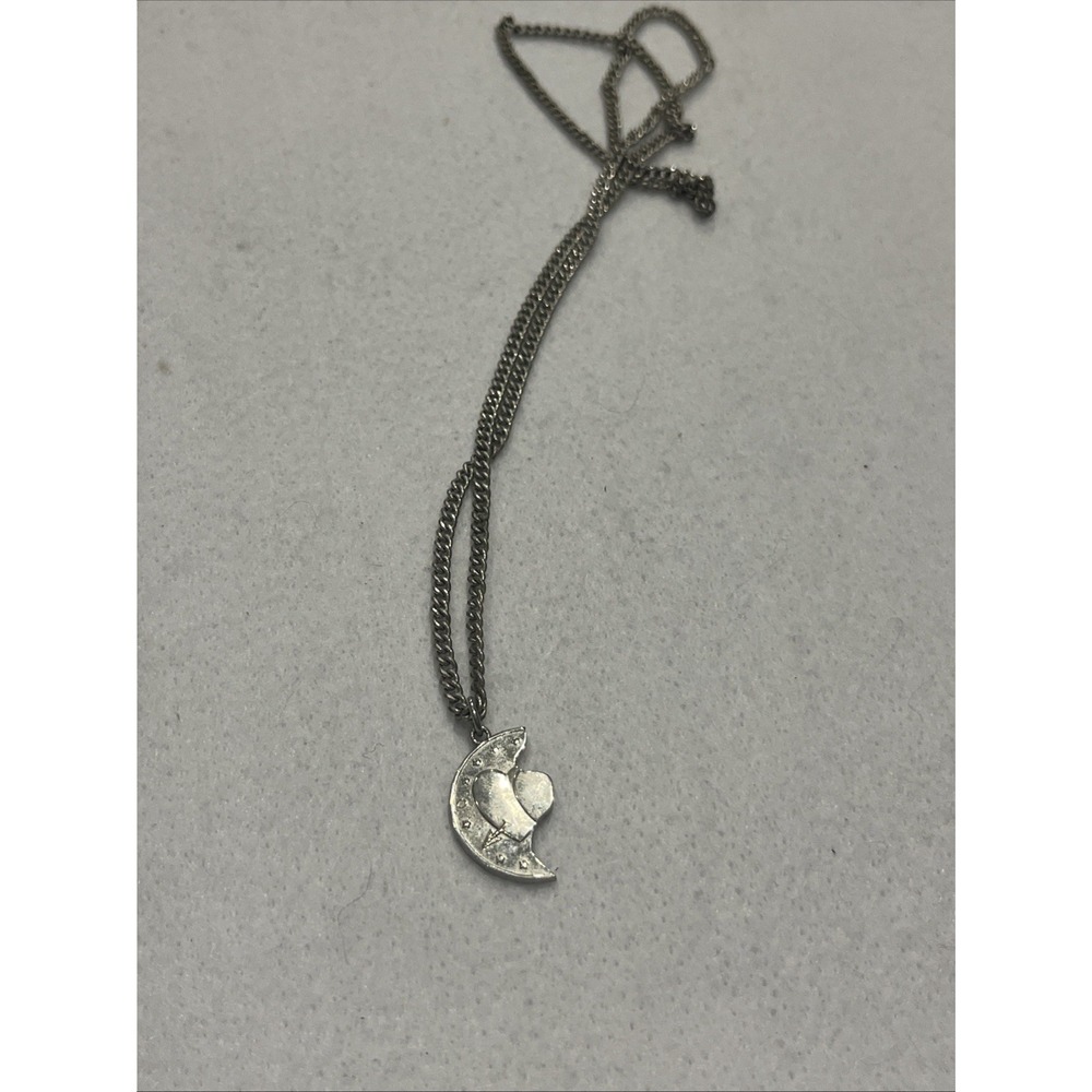 Aloha Till We Meet Again Pendant Necklace Silver Tone Sterling